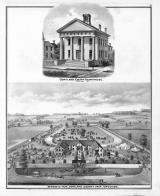 Cortland County Court House, Bird's Eye View Cortland County Fair Grounds, Cortland County 1876